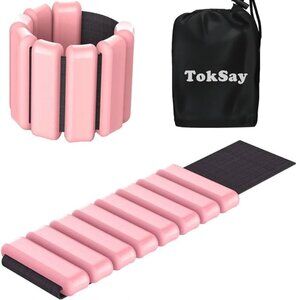 Toksay Wrist and Ankle Bangles  (PINK) - 2 lb Pair. / BRAND NEW